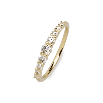 Ring mit Steinreihe