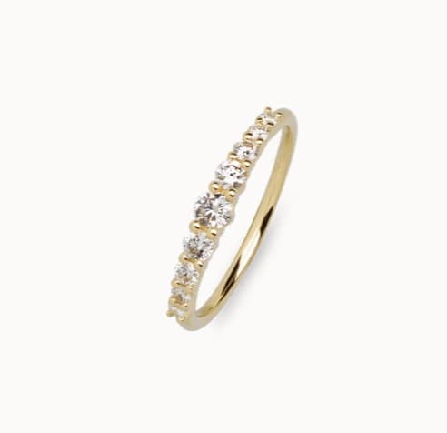 Ring mit Steinreihe